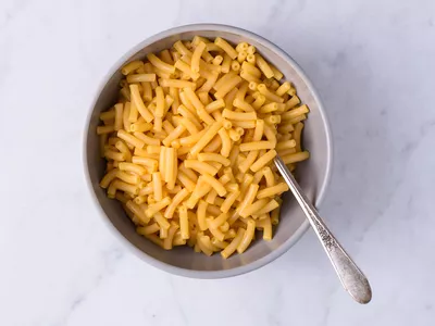 Bowl of macaroni and cheese