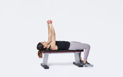 chest press on a bench