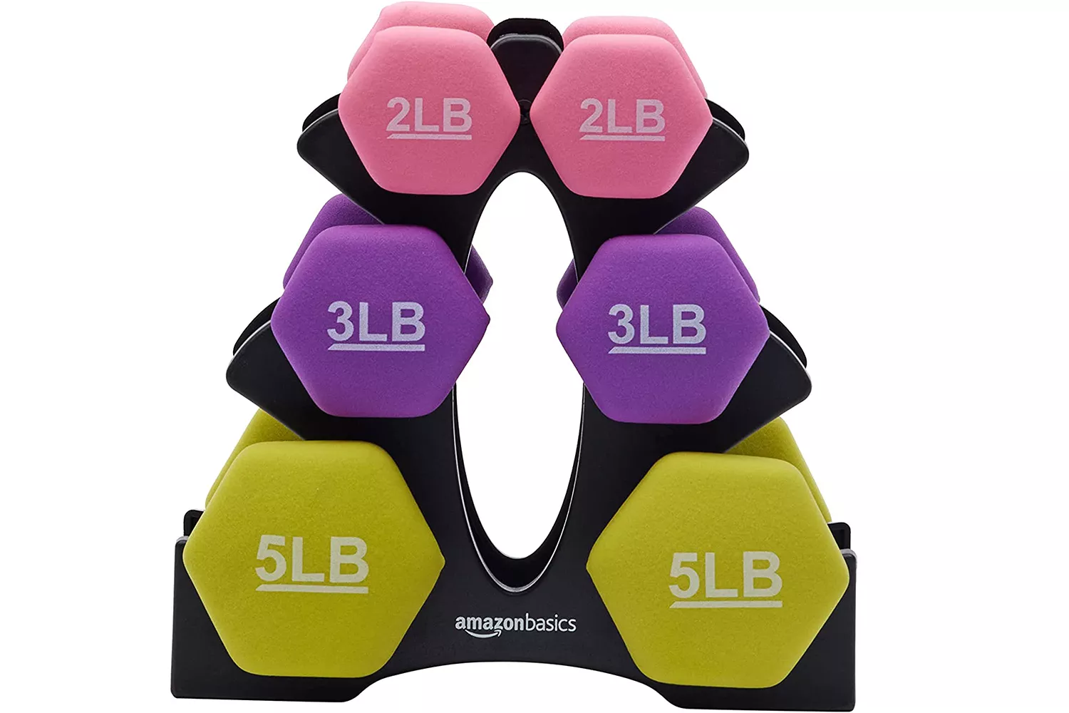 Amazon Basics Neoprene Dumbbell Set