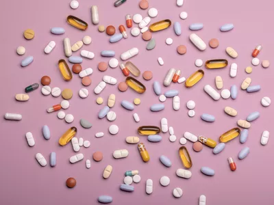 Assortment of pills, tablets, and capsules