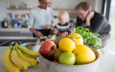 bowl of high-fiber fruit