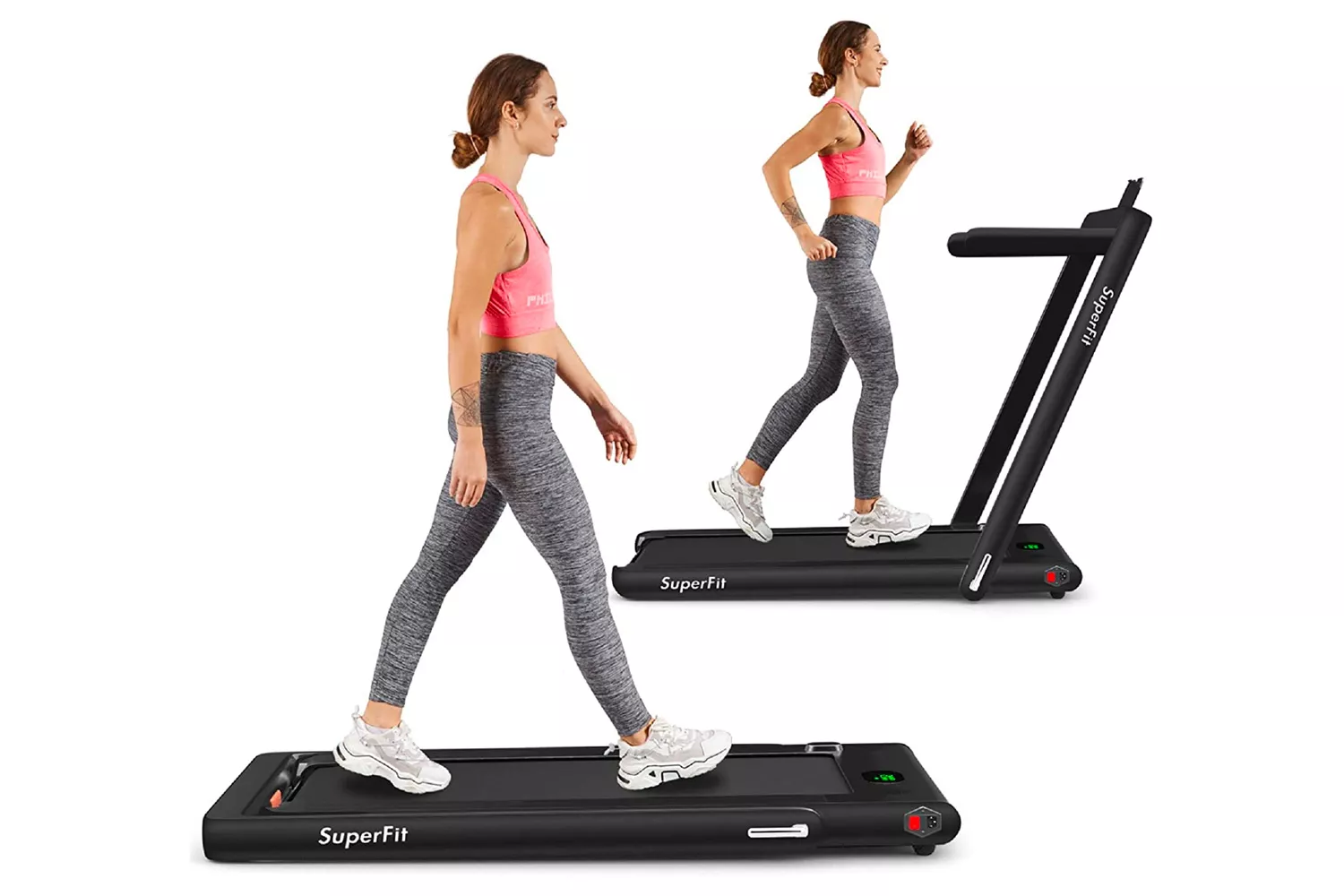 GoPlus 2 in 1 Folding Treadmill
