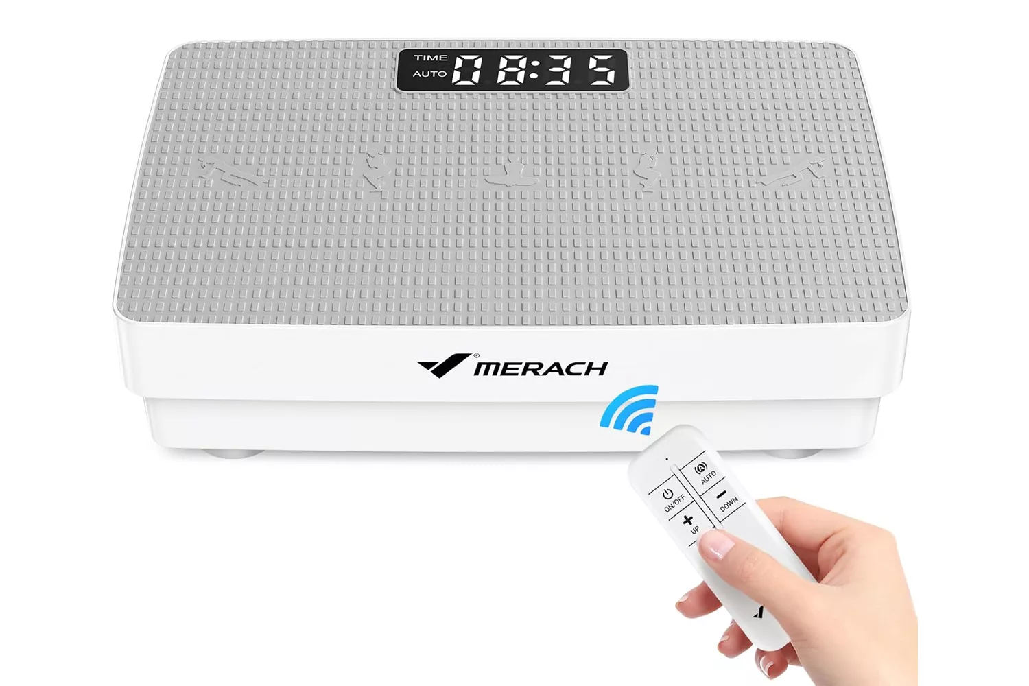 Merach Mini Whole Body Vibration Plate With Tension Ropes