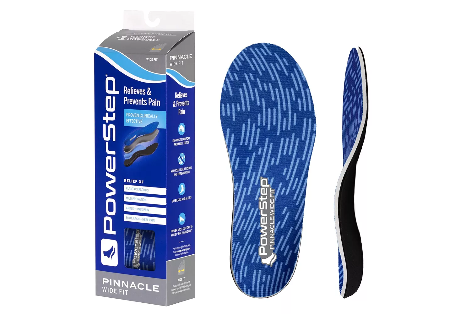 Powerstep Pinnacle Wide Fit Insoles