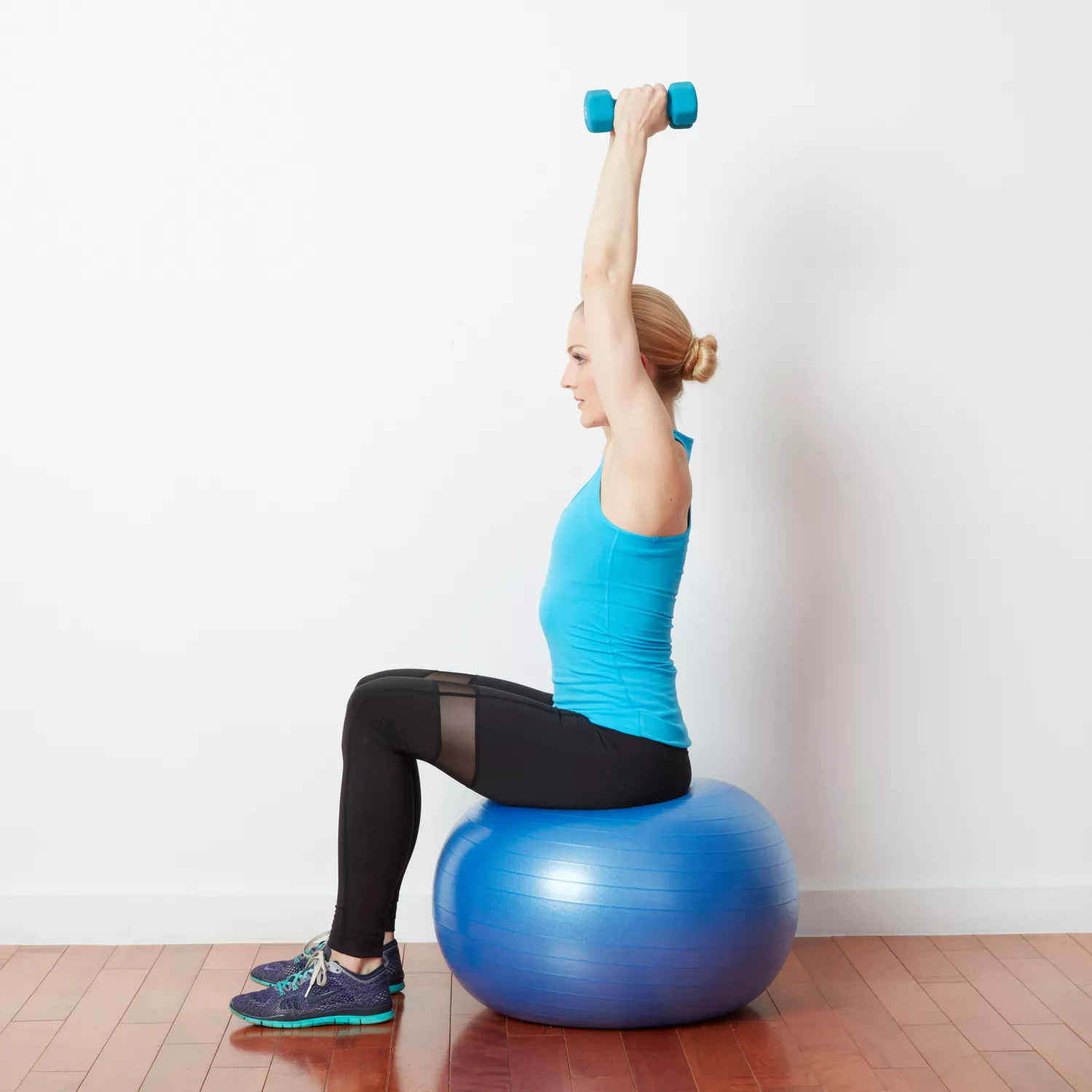 start position seated triceps extension