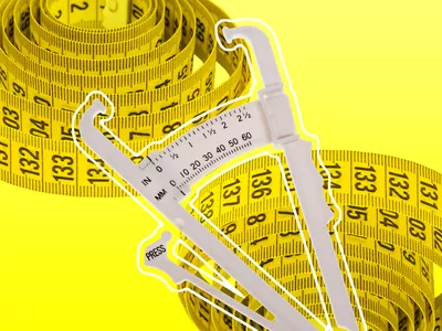 measuring skin folds