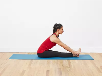 seated forward bend