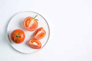 Tomatoes on a plate