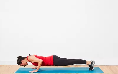 woman doing a pushup