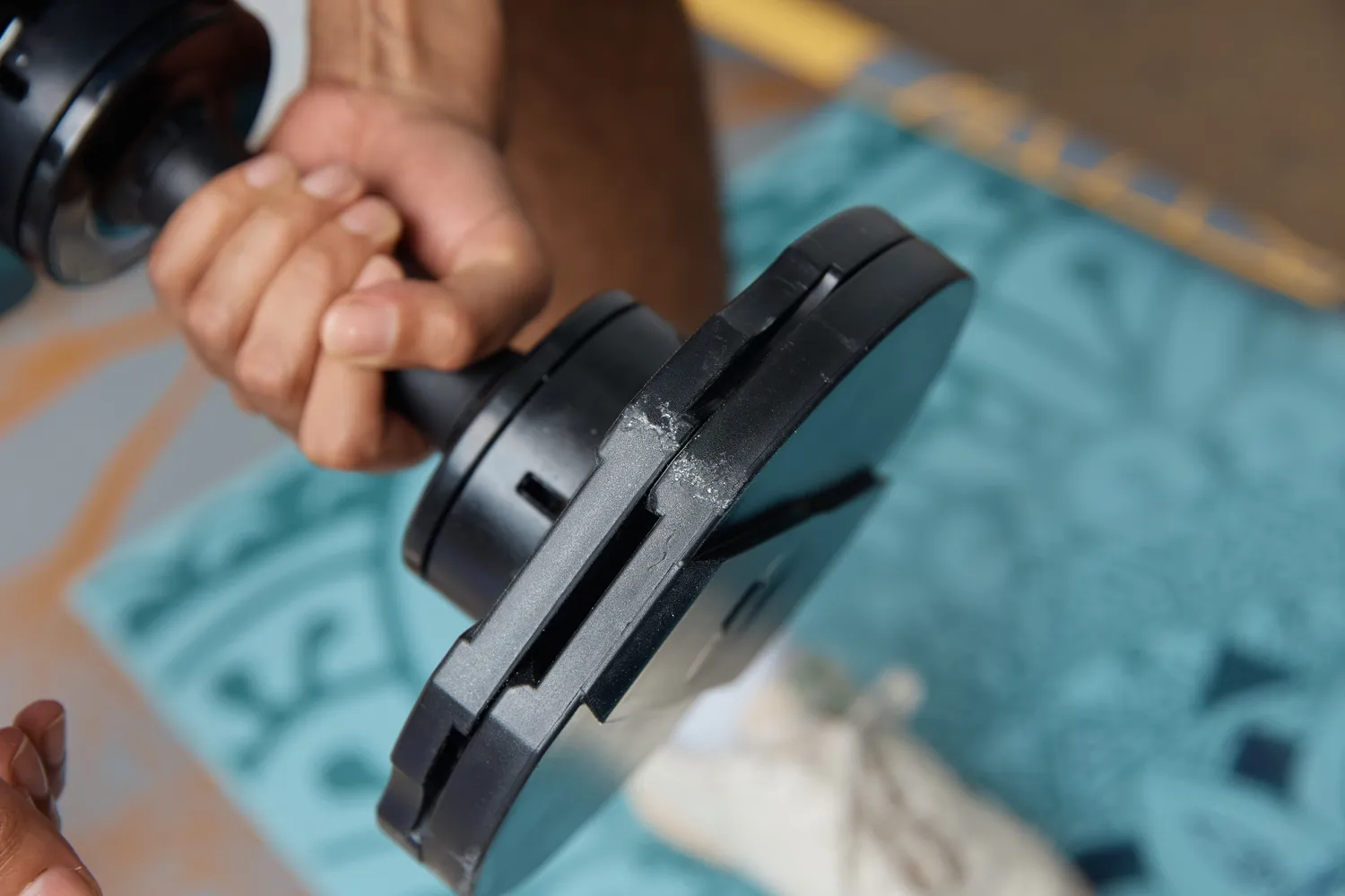 Hand lifting Core Home Fitness Twistlock Dumbells