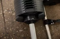 the weight counter on the Nuobell Adjustable Dumbbells