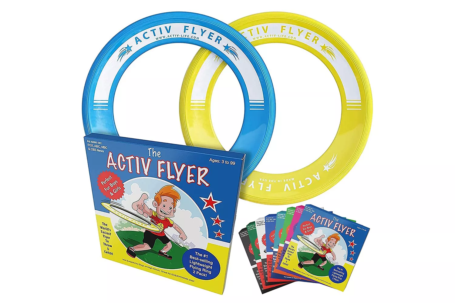 Activ Life Kid's Flying Rings 2 Pack