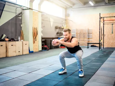 air squat AMRAP workout