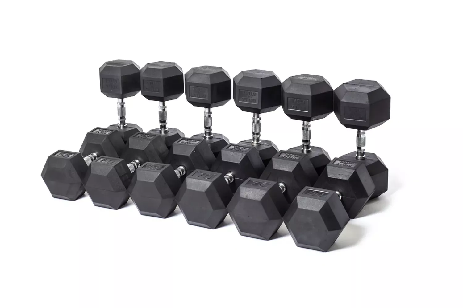 Bells of Steel Ergo Rubber Hex Dumbbells