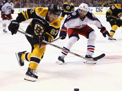 A professional hockey game.