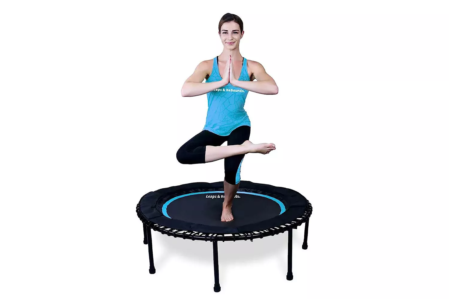 Leaps and Rebounds Mini Fitness Trampoline and Rebounder