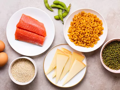 Meats and vegetables