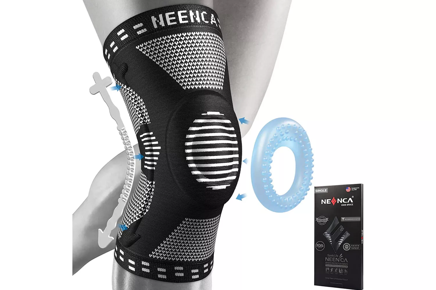 Neenca Gel Pad Knee Sleeve