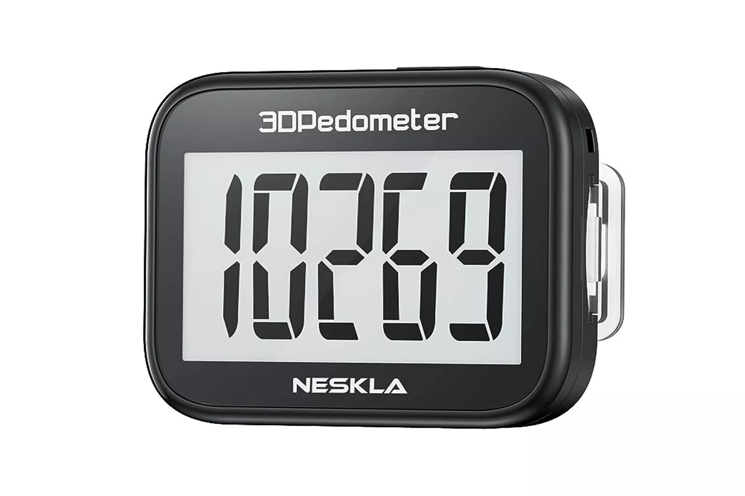NESKLA 3D Pedometer with Large Digital Display