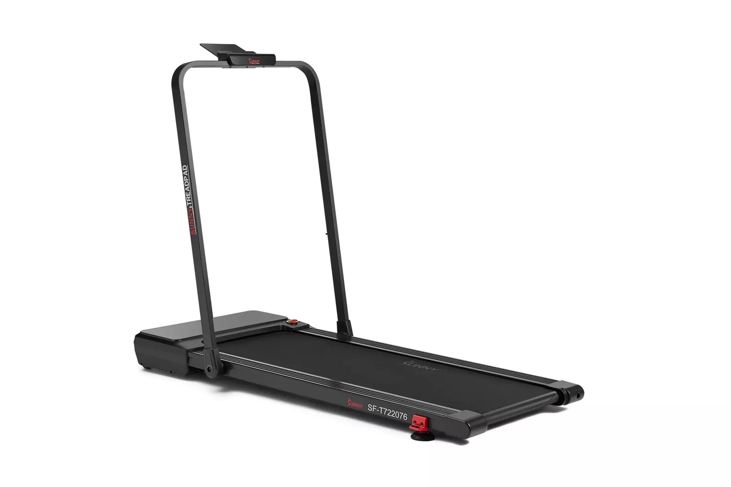 Sunny Health &amp; Fitness Pacer Smart Compact Auto Incline Treadpad Treadmill