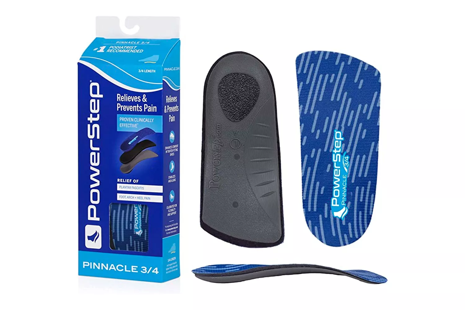 Powerstep Thin Arch Support Shoe Orthotic Inserts