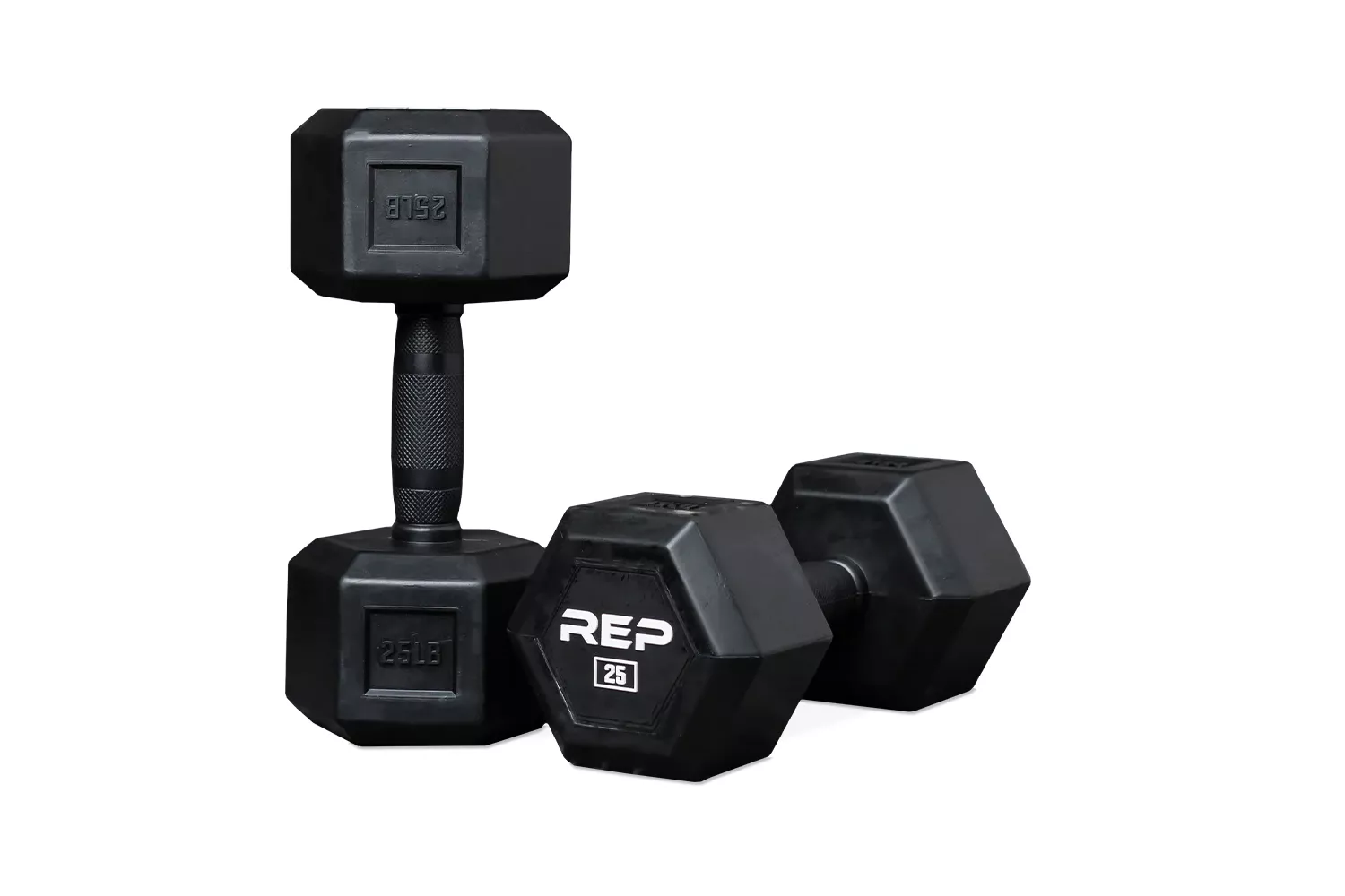 REP Fitness Rubber Coated Dumbbells