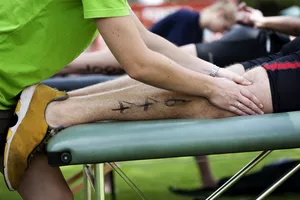 Sports Massage at Race