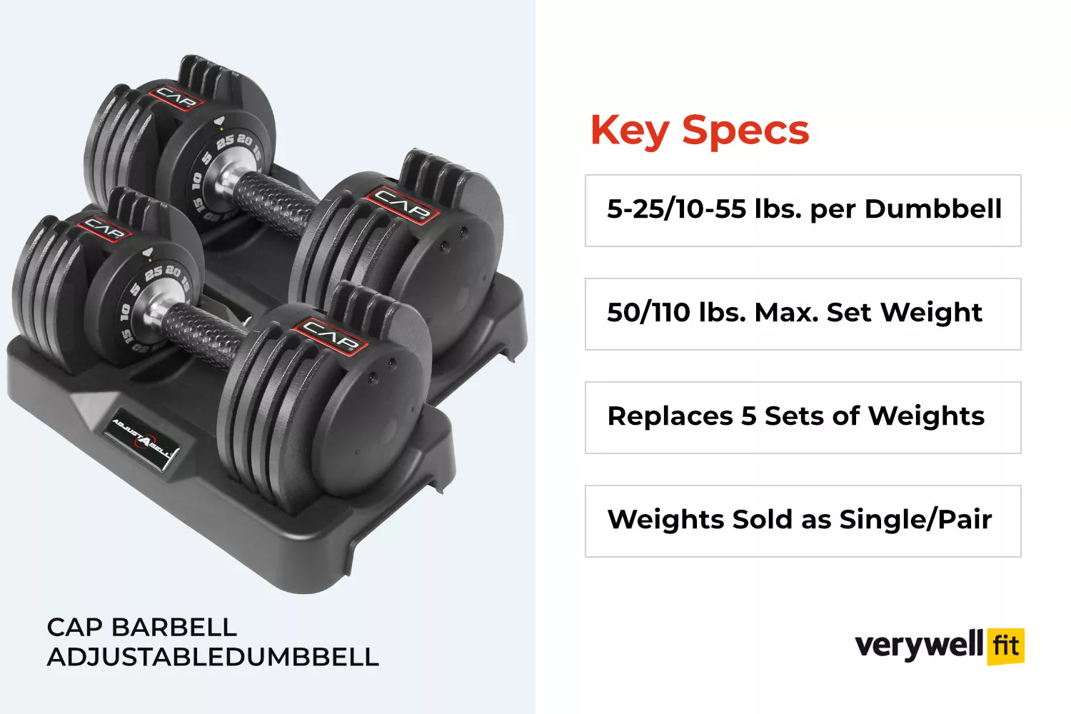 CAP Barbell Adjustable Dumbbell