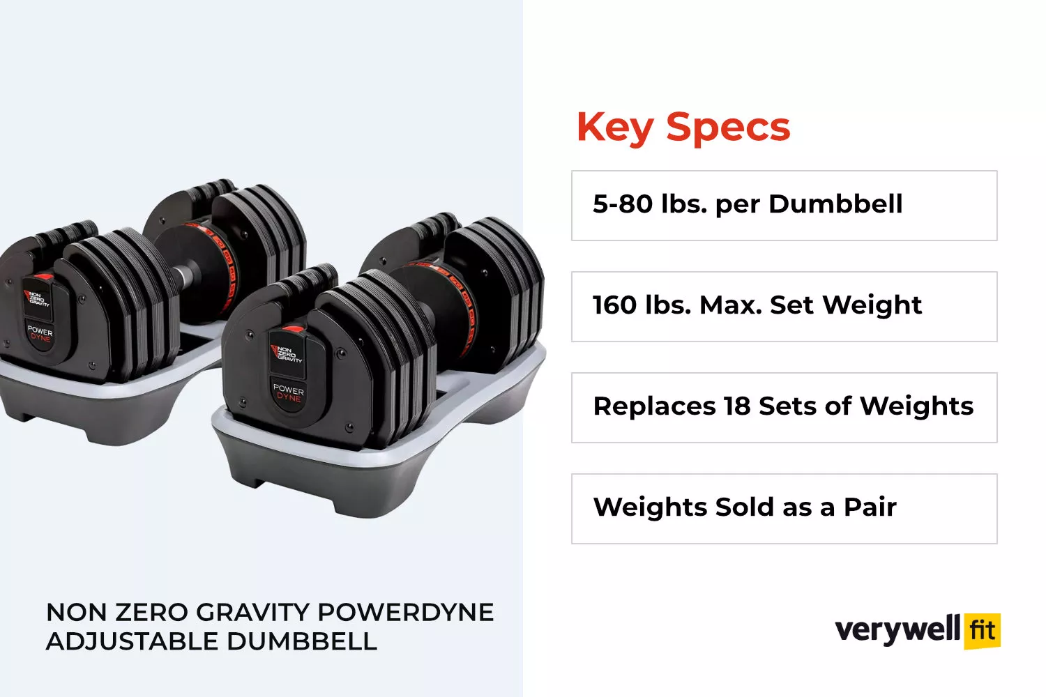 Non Zero Gravity PowerDyne Adjustable Dumbbell