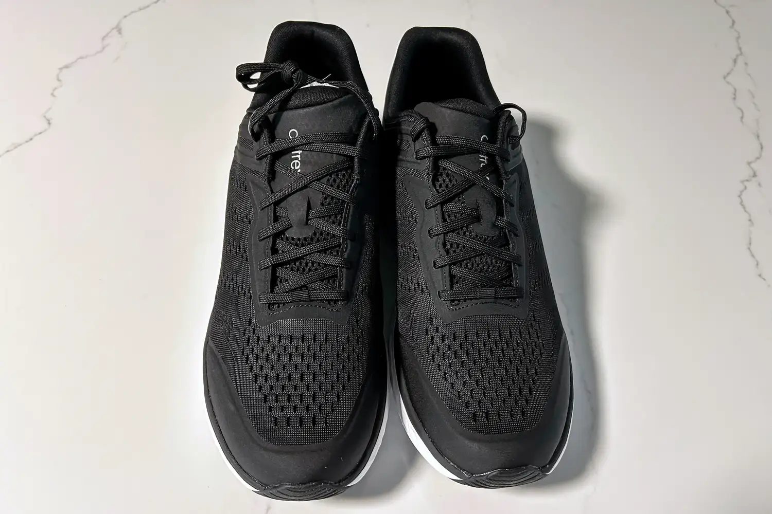 An overhead view of a pair of Aetrex Chase Arch Support Sneakers 