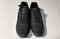 An overhead view of a pair of Aetrex Chase Arch Support Sneakers 