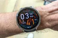 A person wears the Amazfit Active 2 Smartwatch