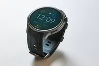 The Amazfit Balance Smart Watch on a white table