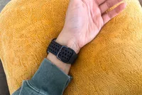 The band on the Amazfit Bip 6 Smartwatch