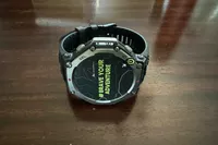 The Amazfit T-Rex 3 Smartwatch on a wooden table