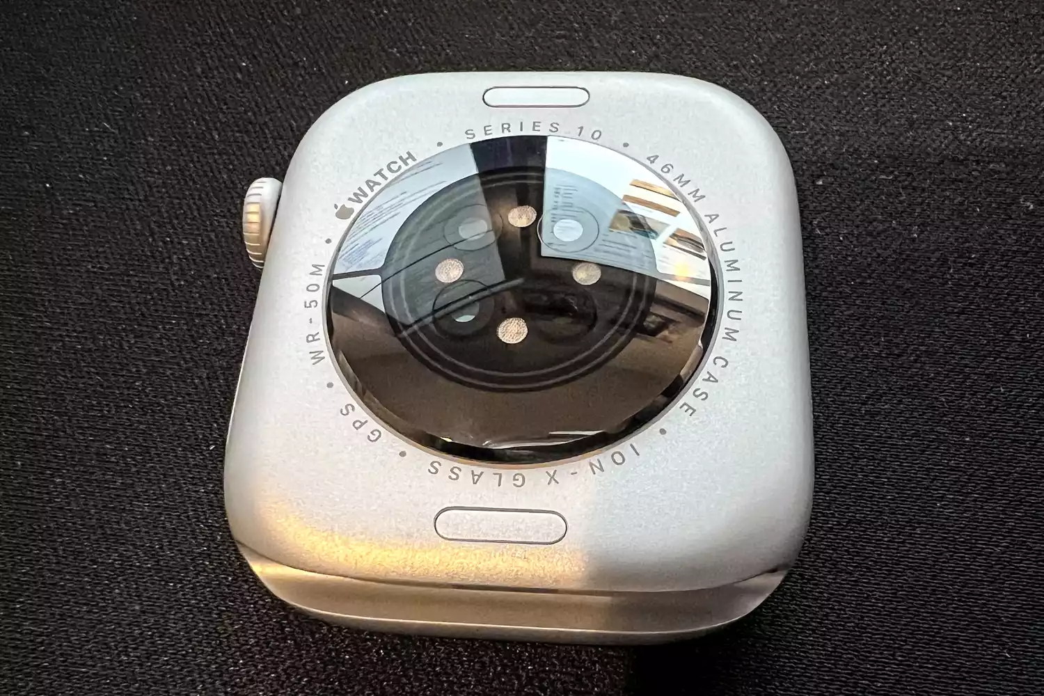 The back of the Apple Watch Series 10