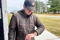 A person looks at the Apple Watch Series 10