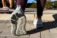 The treads on the bottom of the Asics Women's Gel-Kayano 31 Running Shoes