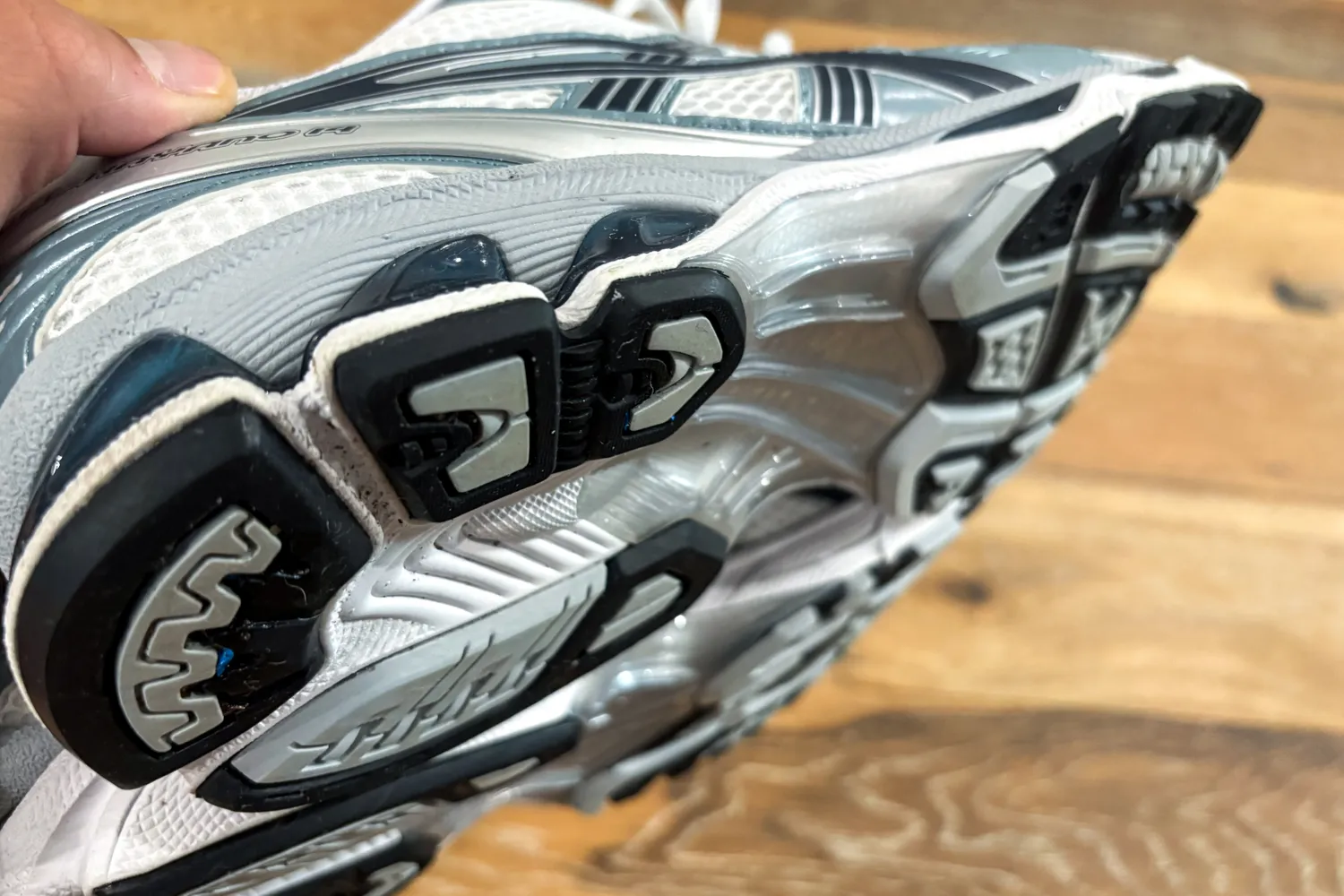 The treads on the bottom of the Asics Men's Gel-Kayano 14 Sneakers