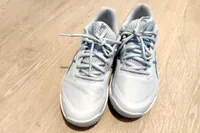 An overhead view of the Asics Women's Game FF Pickleball Shoes with the laces tied