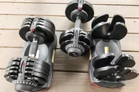 The Ativafit Adjustable Dumbbell Set with bases