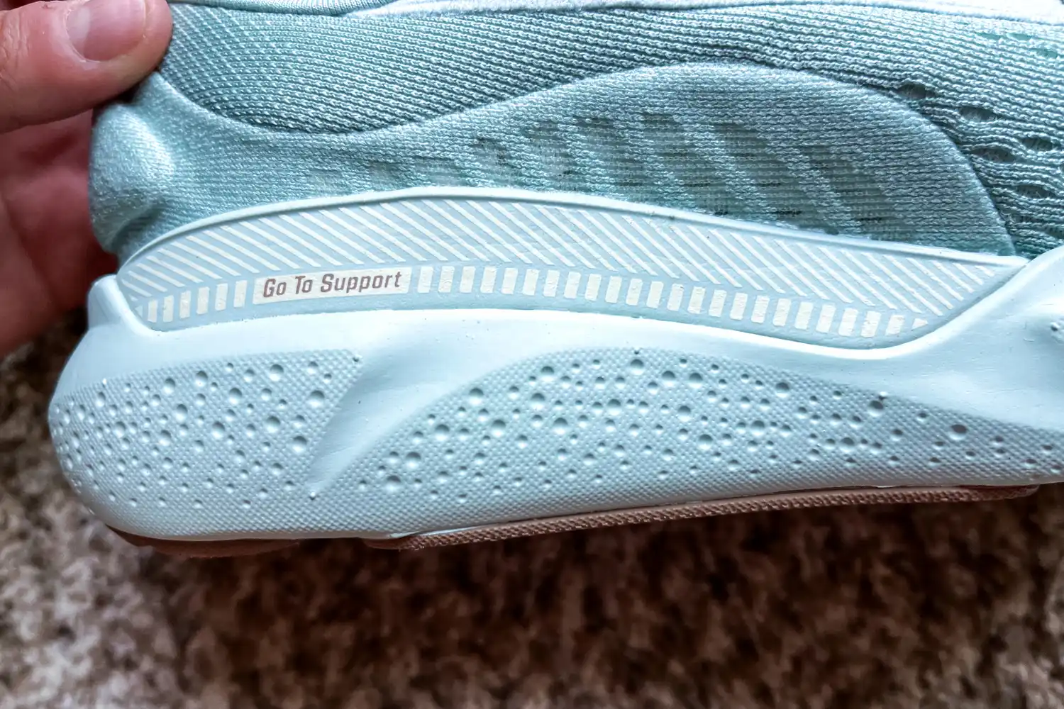 A close-up of the details on the Brooks Women's Adrenaline GTS 24 Running Shoes sole