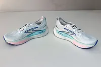A pair of Brooks Women's Glycerin GTS 22 Running Shoes on a table