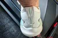 The back of the Brooks Women's Glycerin GTS 22 Running Shoe