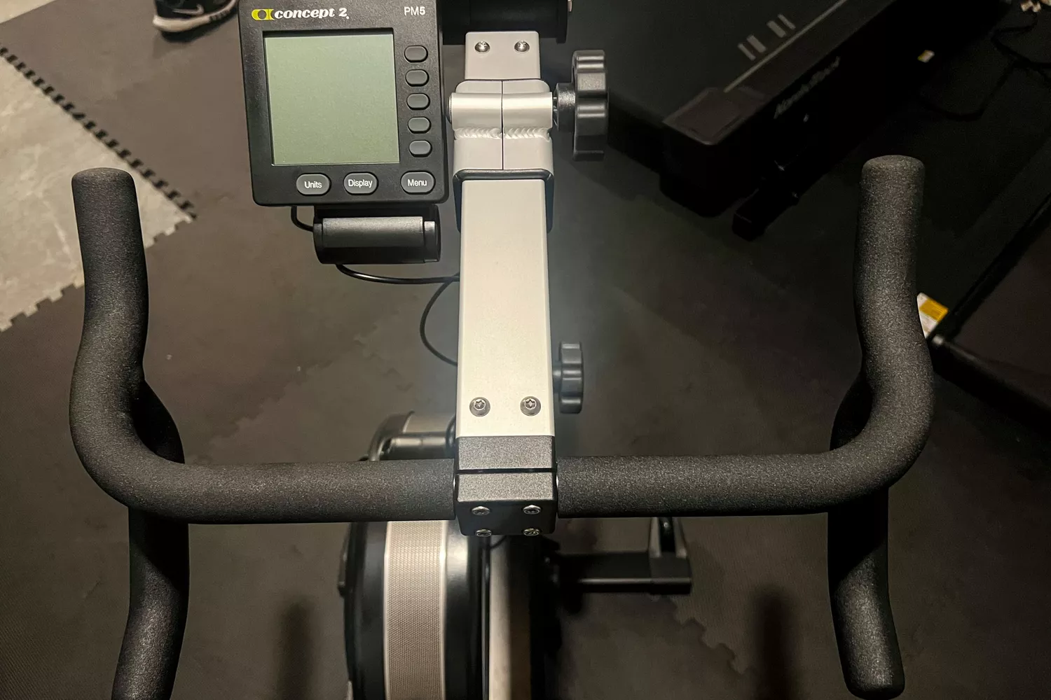The handles on the Concept2 Bike Erg