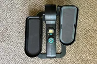 An overhead view of the Cubii Move Under Desk Elliptical Bike