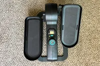 An overhead view of the Cubii Move Under Desk Elliptical Bike