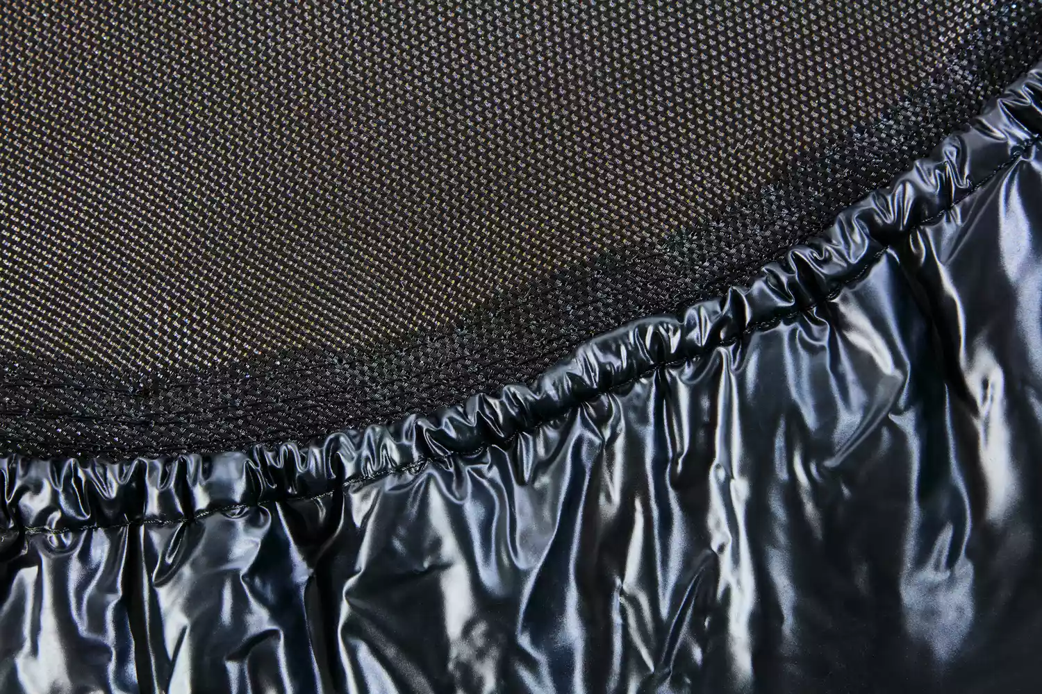 A close-up of the detailing on the Fitness Gear Mini Trampoline