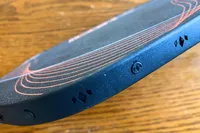 A side view showing the thickness of the Diadem Icon Infinity Pro Pickleball Paddle