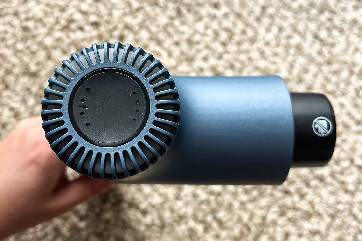 The handle of the Ekrin 365 Massage Gun